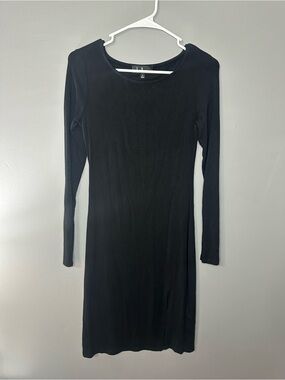 appetite for seduction black lace long sleeve dress Backless Black Lace Long Sleeve Turtleneck Dress Seduction M / Black
